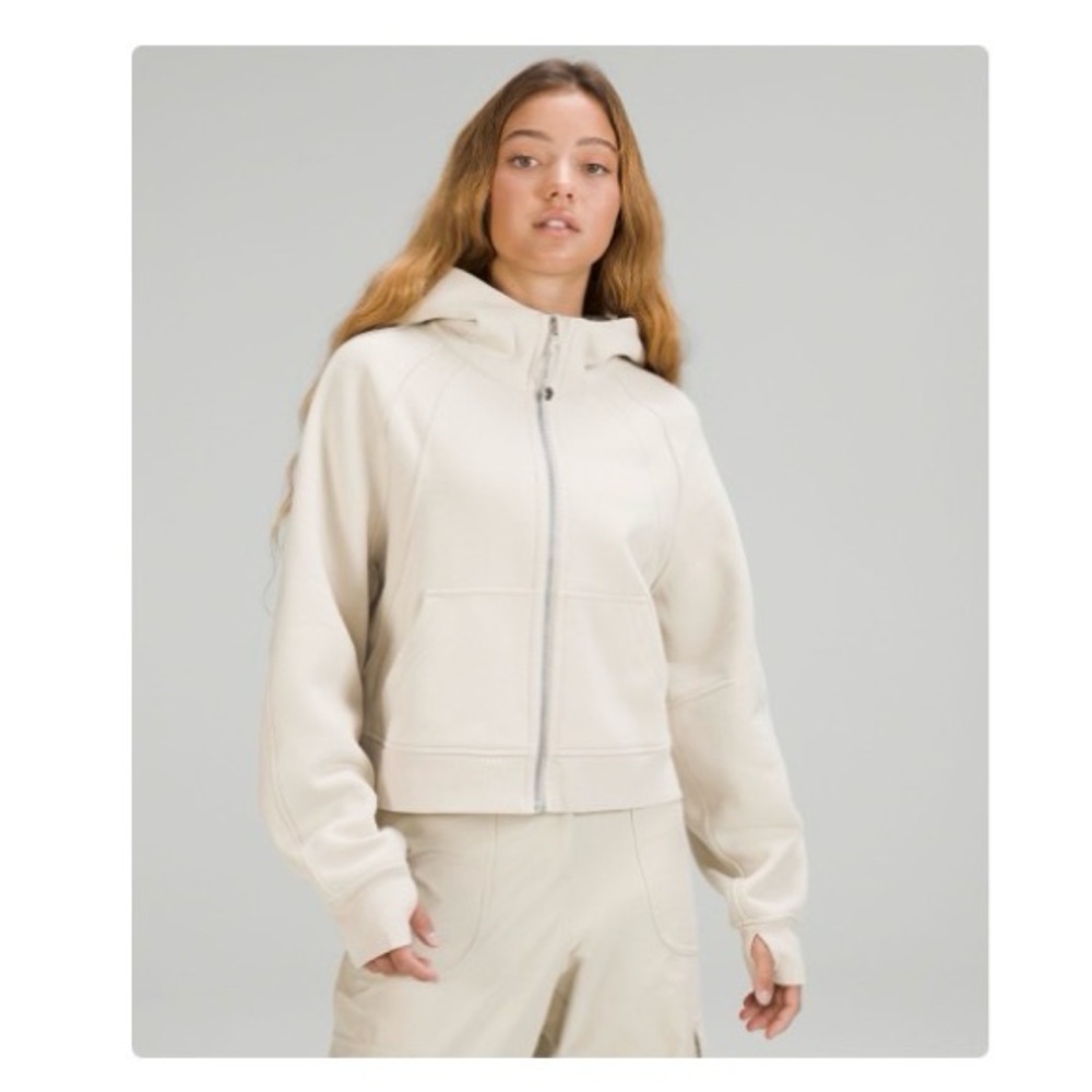 Lululemon Scuba Oversized Full Zip Natural Ivory